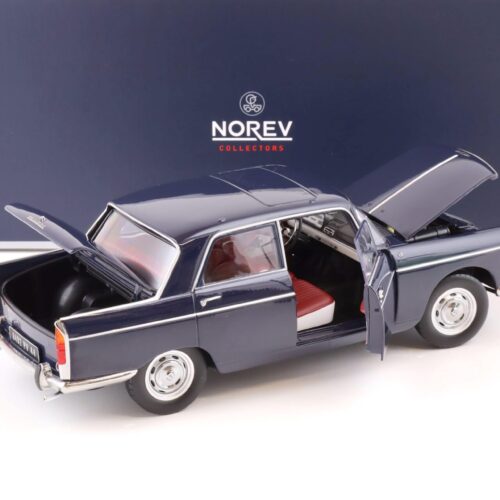 1:18 Norev Peugeot 404 Sedan 1965 Amiral blue 184836