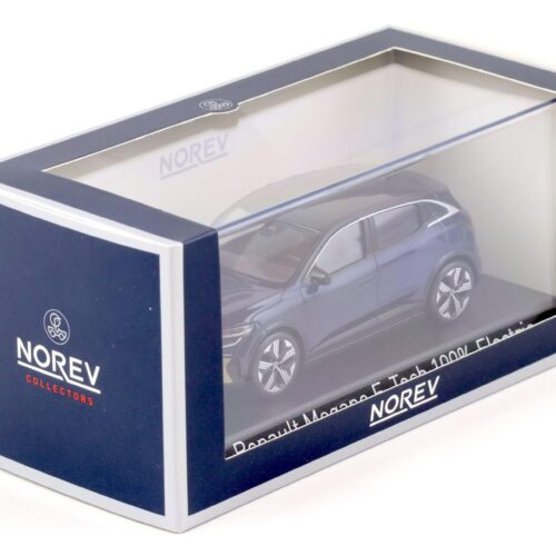 1:43 Norev Renault Megane E-Tech 100% Electric 2022 dark blue/ black roof 517922