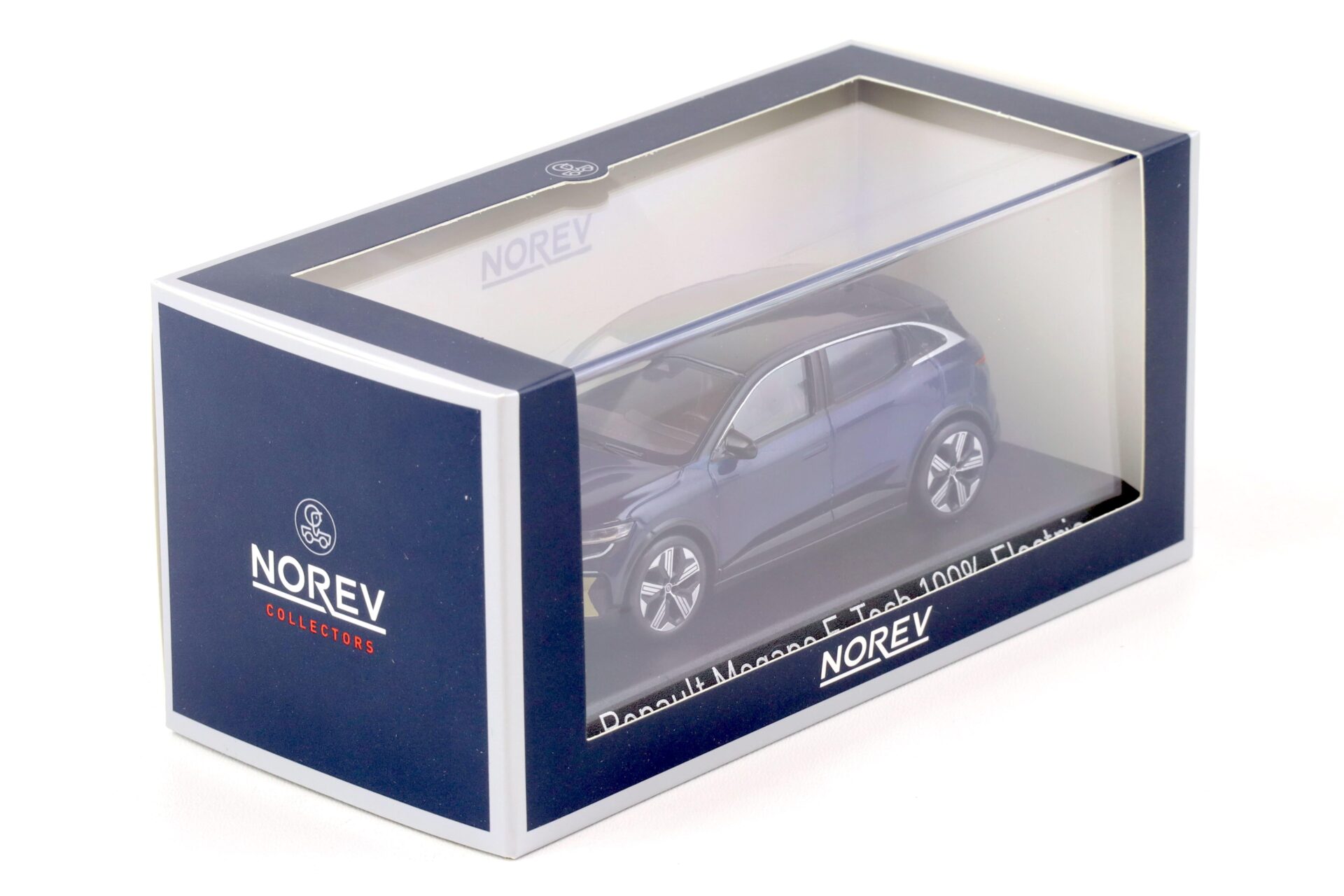 1:43 Norev Renault Megane E-Tech 100% Electric 2022 dark blue/ black roof 517922