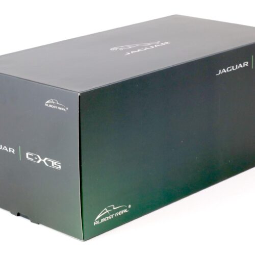 1:18 Almost Real Jaguar C-X75 satin black matt with gloss black stripes 810605