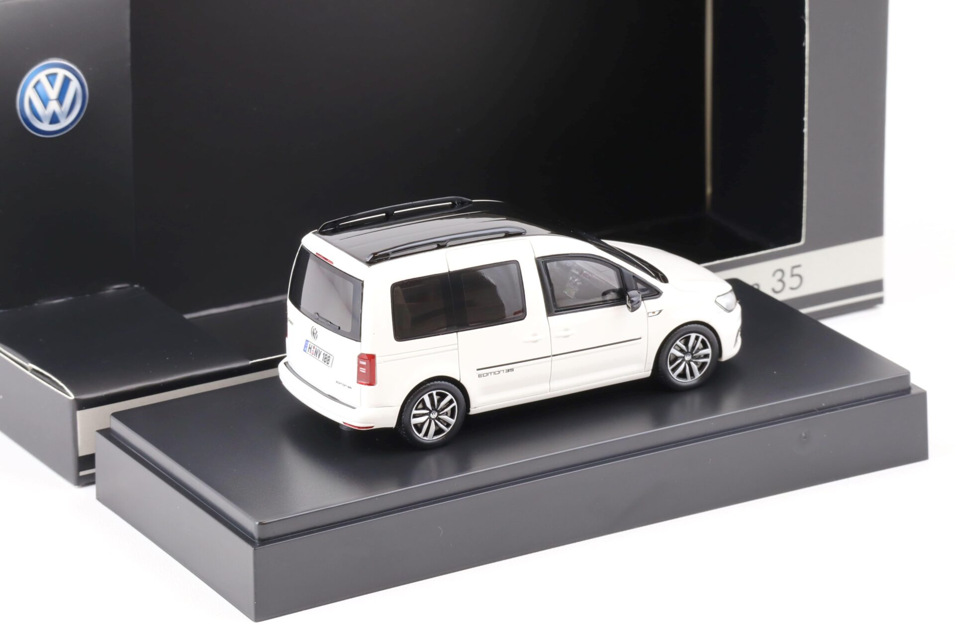 1:43 Spark VW Caddy Edition 35 Van white DEALER VERSION