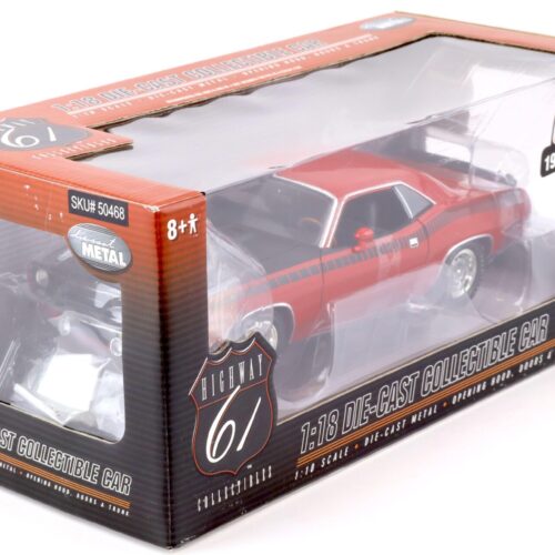 1:18 Highway61 Plymouth Cuda AAR Coupe 1970 red/ black 50468