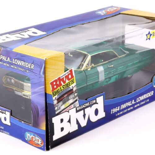 1:18 ERTL Joyride 1964 Chevrolet Impala Lowrider Blvd Magazine green / gold