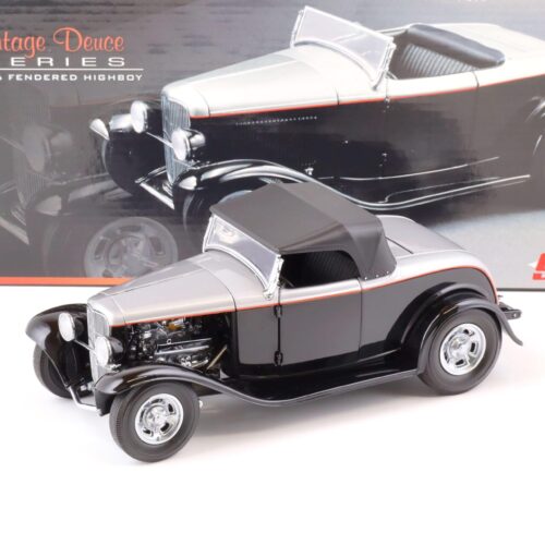 1:18 GMP Ford Deuce Vintage Deuce Series Hot Rod Fendered Highboy blacK/ silver