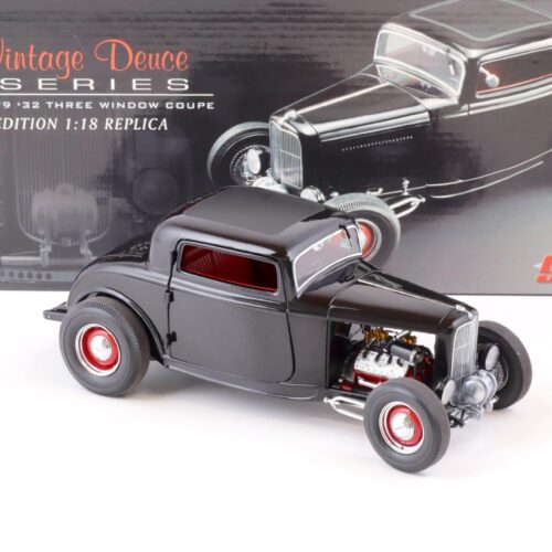 1:18 GMP 1932 Ford Three Window Coupe Vintage Deuce Series Hot Rod black