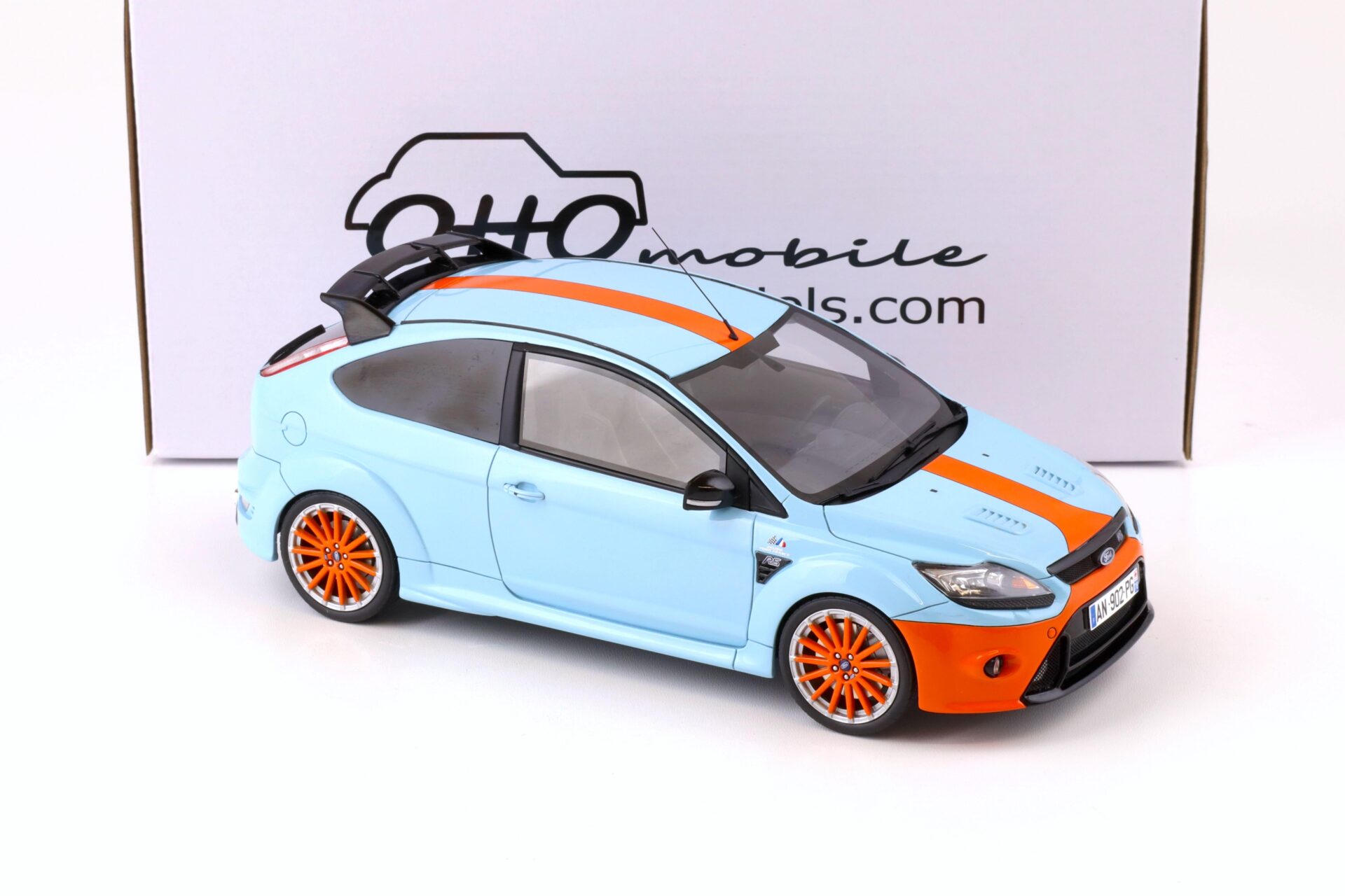 1:18 OTTO mobile OT1011 Ford Focus RS MK2 Le Mans blue/ orange 2010