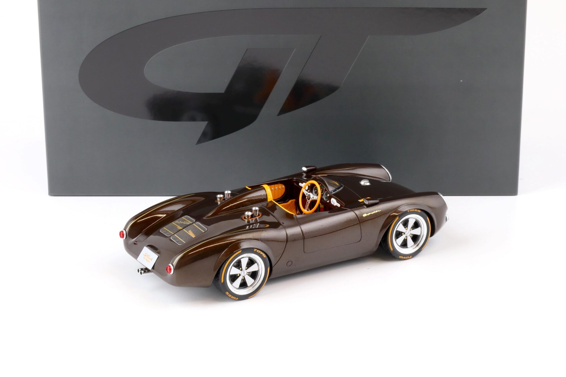 1:18 GT Spirit GT416 Porsche 550 Spyder S-Klub by Slang500 and Jonsibal brown 2019