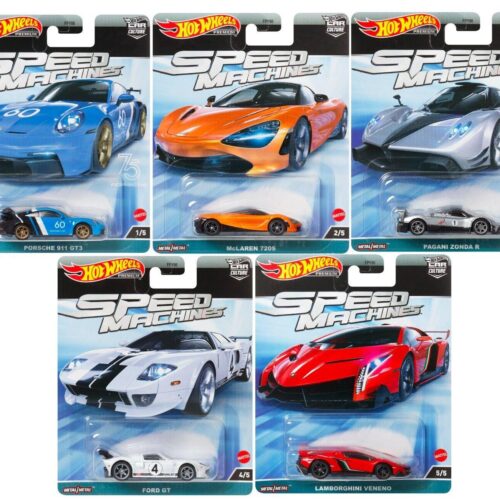 1:64 Hot Wheels Premium Set 2023 Speed Machines Car Culture 5 pcs. Porsche, Ford