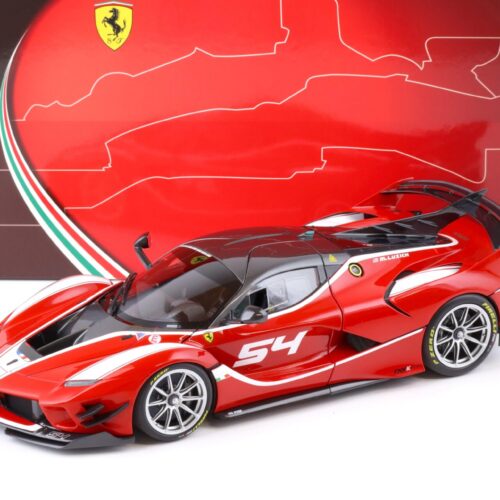1:18 BBR Ferrari FXXK EVO Rosso Corsa red Car #54 DIECAST