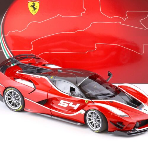 1:18 BBR Ferrari FXXK EVO Rosso Corsa red Car #54 DIECAST