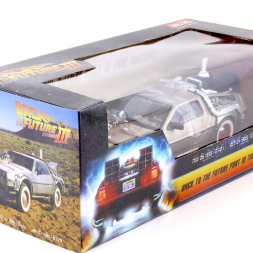 1:18 Sun Star 1987 Delorean DMC-12 Time Machine Back to the Future 3 - Image 5