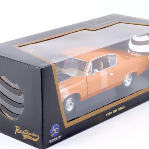 1:18 Road Signature 1970 AMC Rebel Coupe The Machine orange/ black