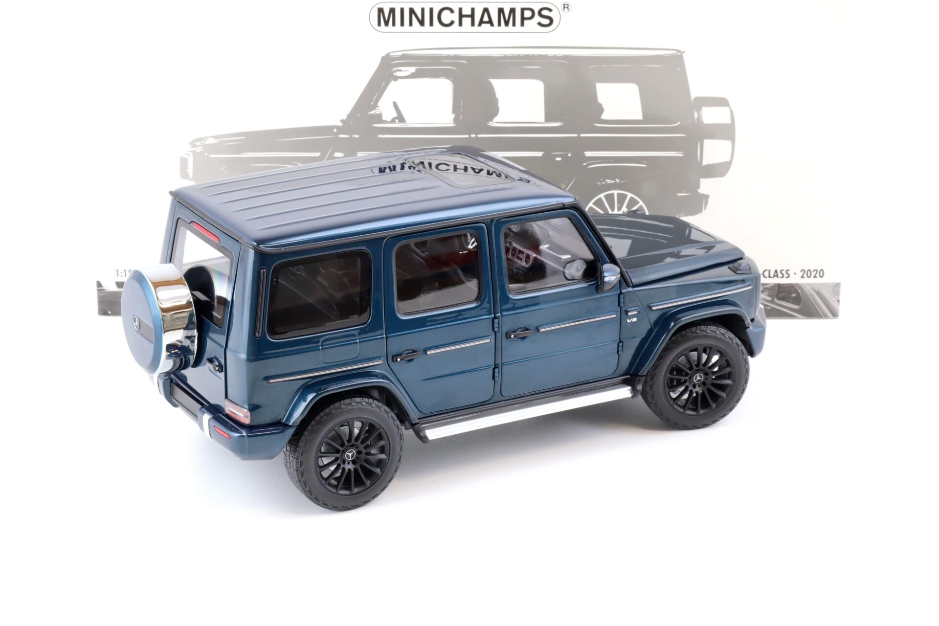 1:18 Minichamps Mercedes G-Class (W 463) 2020 blue metallic