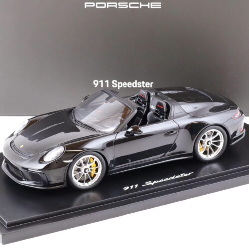 1:18 Spark Porsche 911 (991 II) Speedster black 2019 with display DEALER VERSION