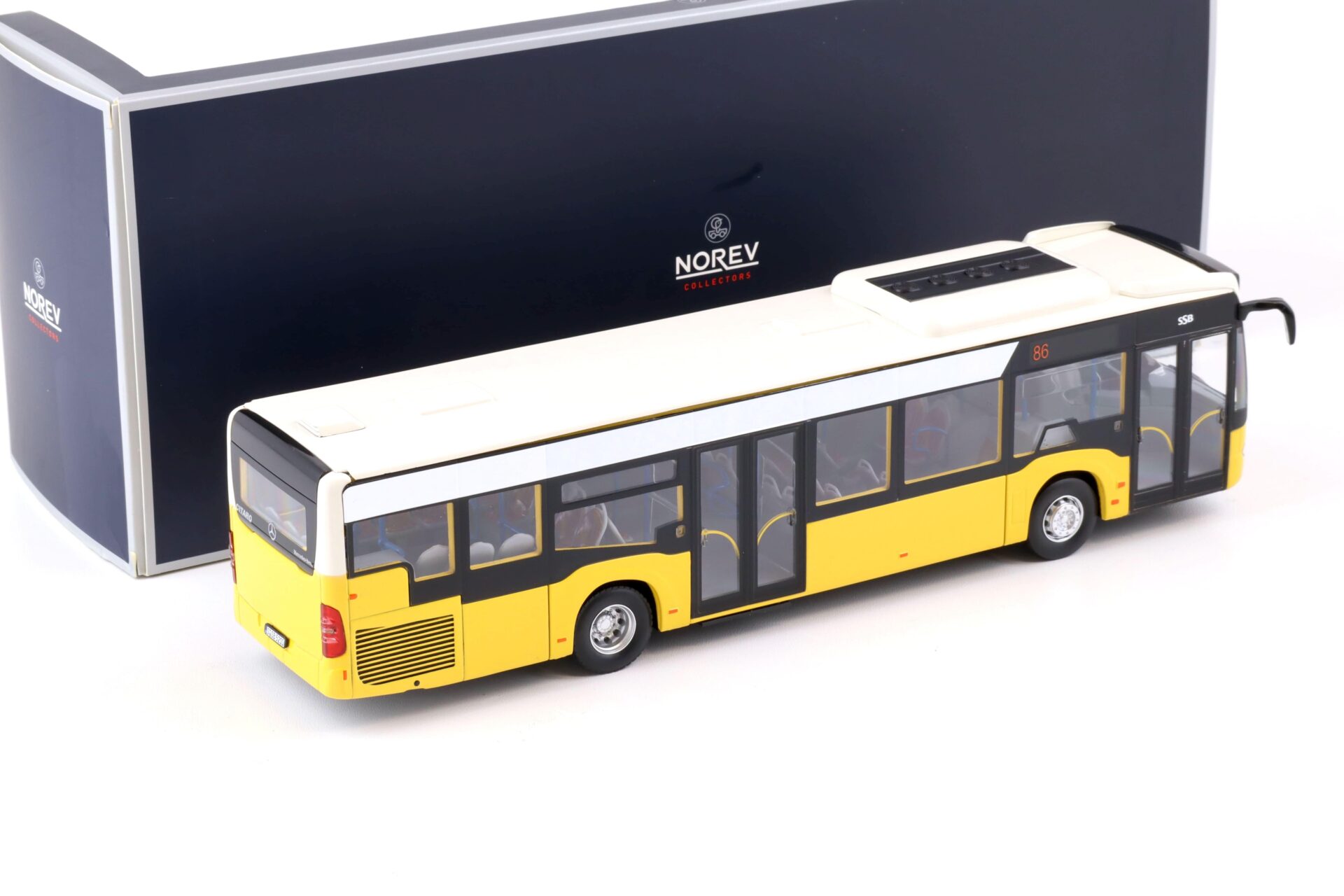 1:43 Norev Mercedes Citaro Bus 2011 Stuttgart SSB white / yellow