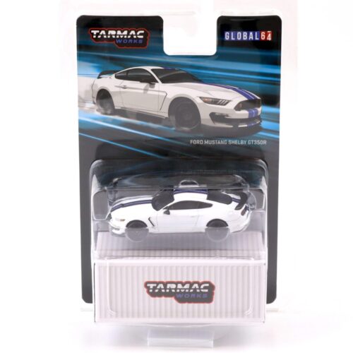 1:64 Tarmac Works Ford Mustang Shelby GT350R Coupe white