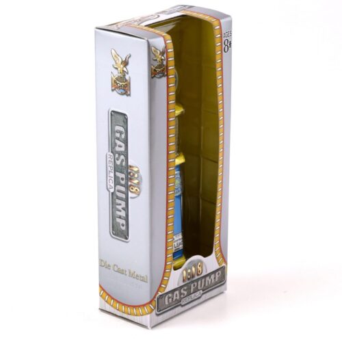 1:18 Road Signature Gas Pump Zapfsäule Oldsmobile Service blue / yellow