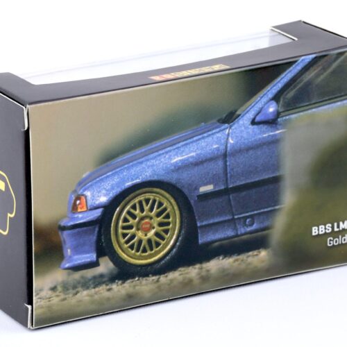 1:64 Tarmac Works Wheel & Tire Set BBS LM gold / red