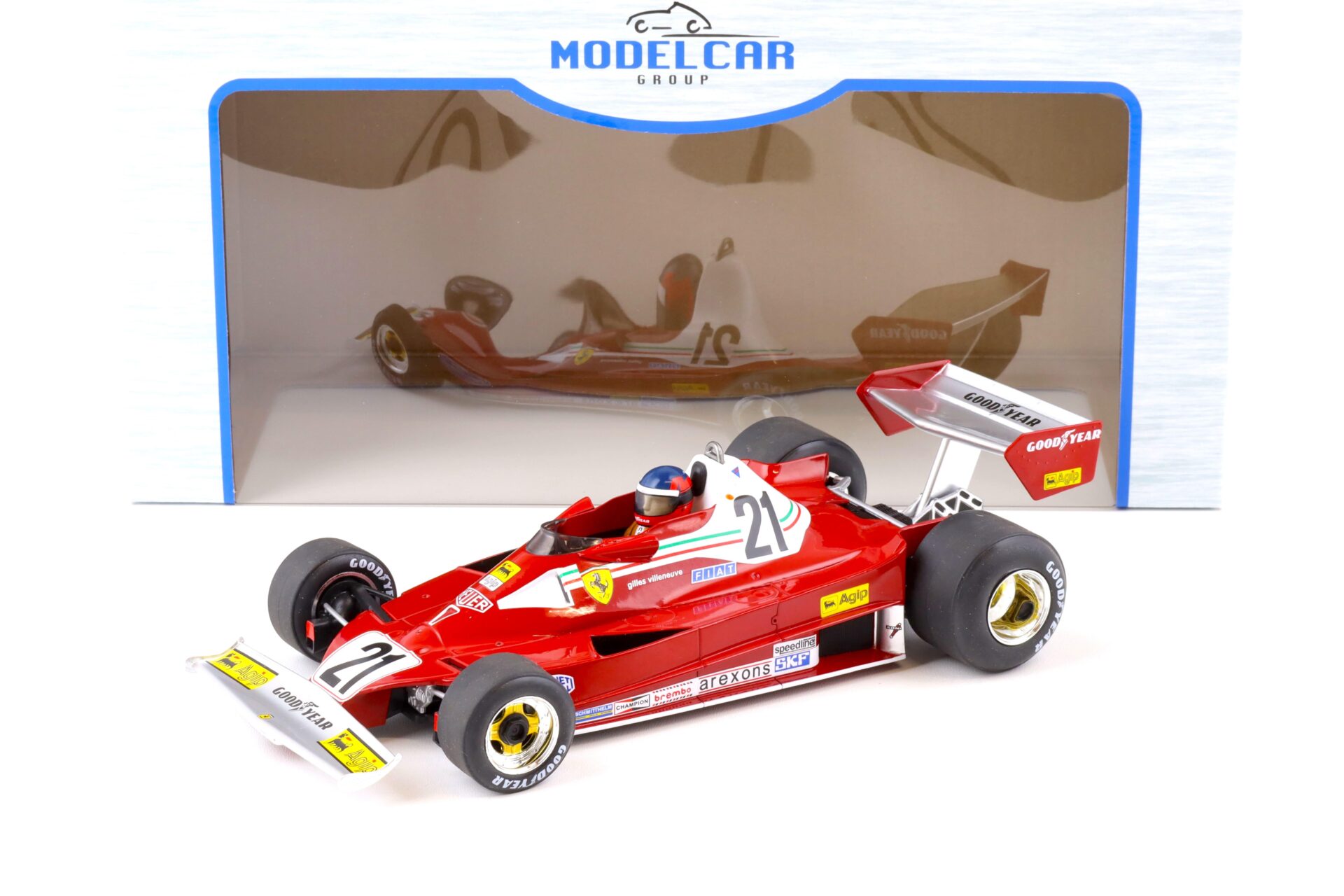 1:18 MCG Ferrari 312 T2 B #21 G.Villeneuve Canadian GP 1977