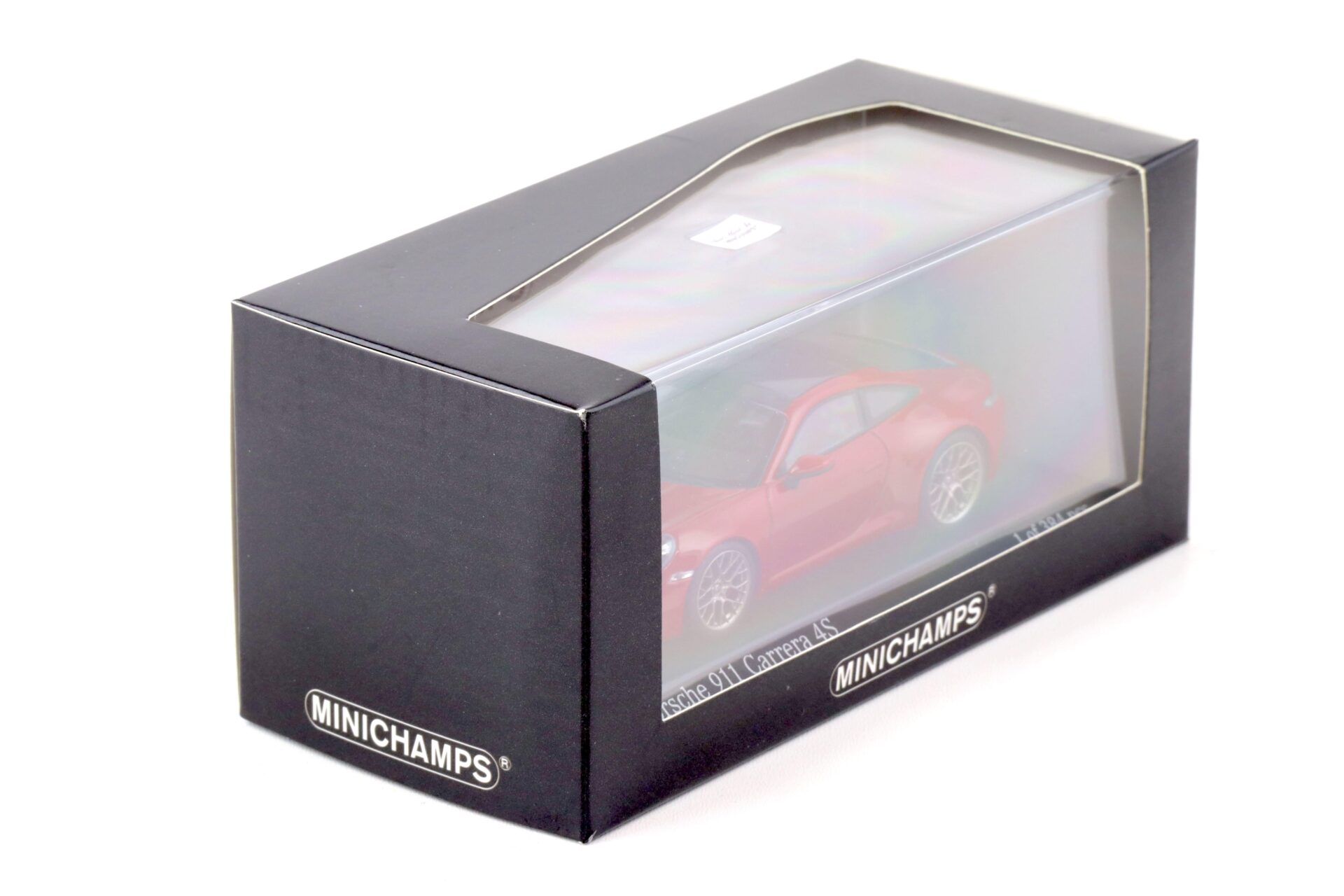 1:43 Minichamps Porsche 911 (992) Carrera 4S Coupe 2019 Karmin red