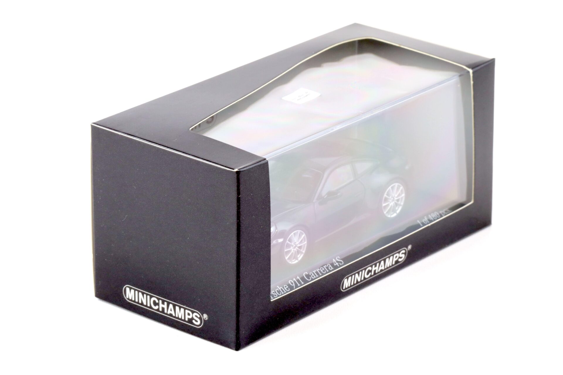 1:43 Minichamps Porsche 911 (992) Carrera 4S Coupe deep black metallic 2019