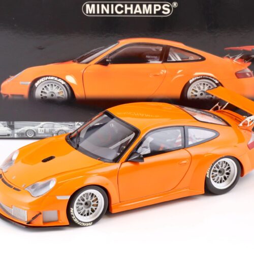1:18 Minichamps Porsche 911 (996) GT3 RSR ALMS 2004 Plain Body orange