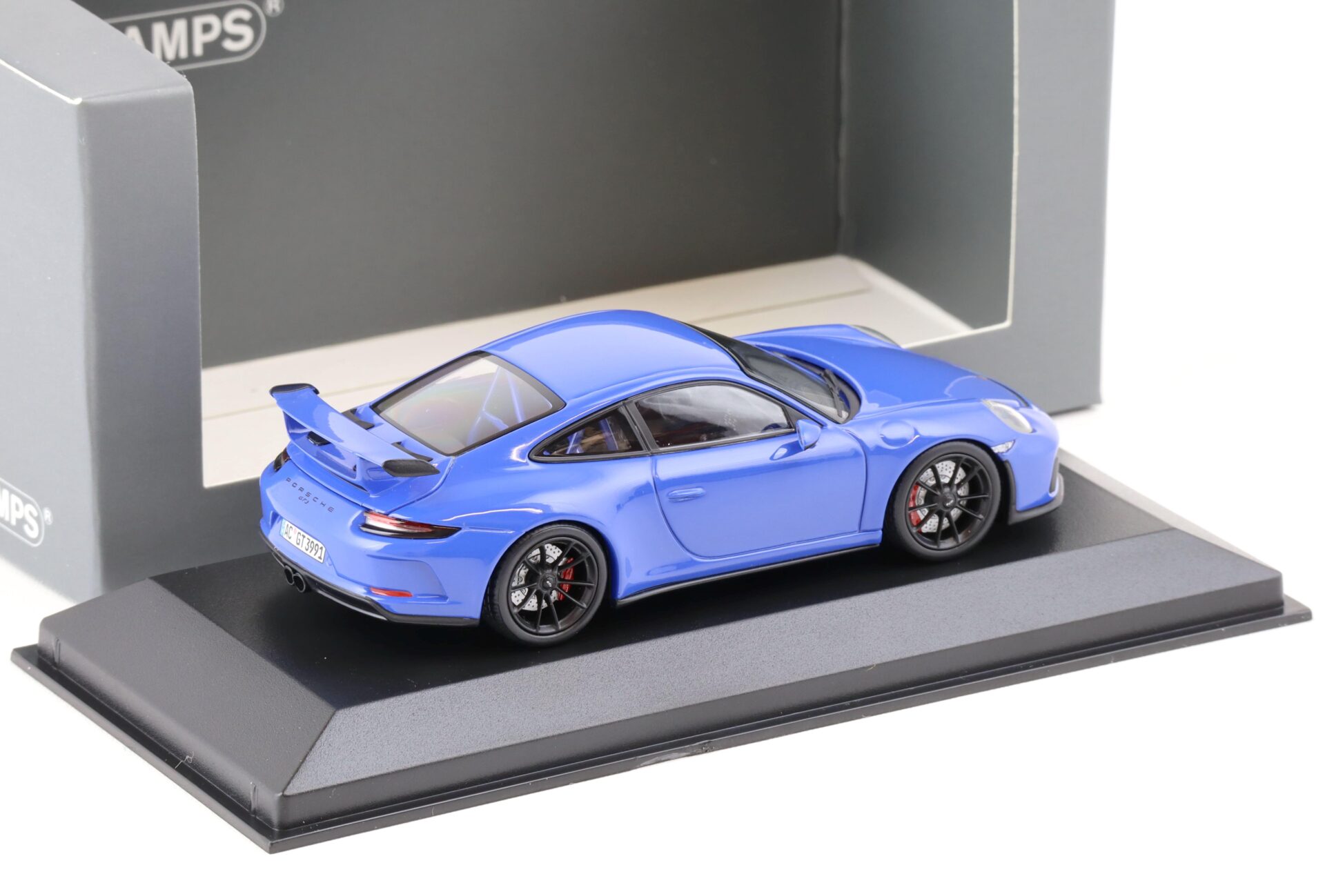 1:43 Minichamps Porsche 911 (991) GT3 Coupe Maritim blue - CA04318010