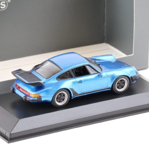 1:43 Minichamps Porsche 911 (930) Turbo 3.3 Coupe Minerva blue - CA04316036