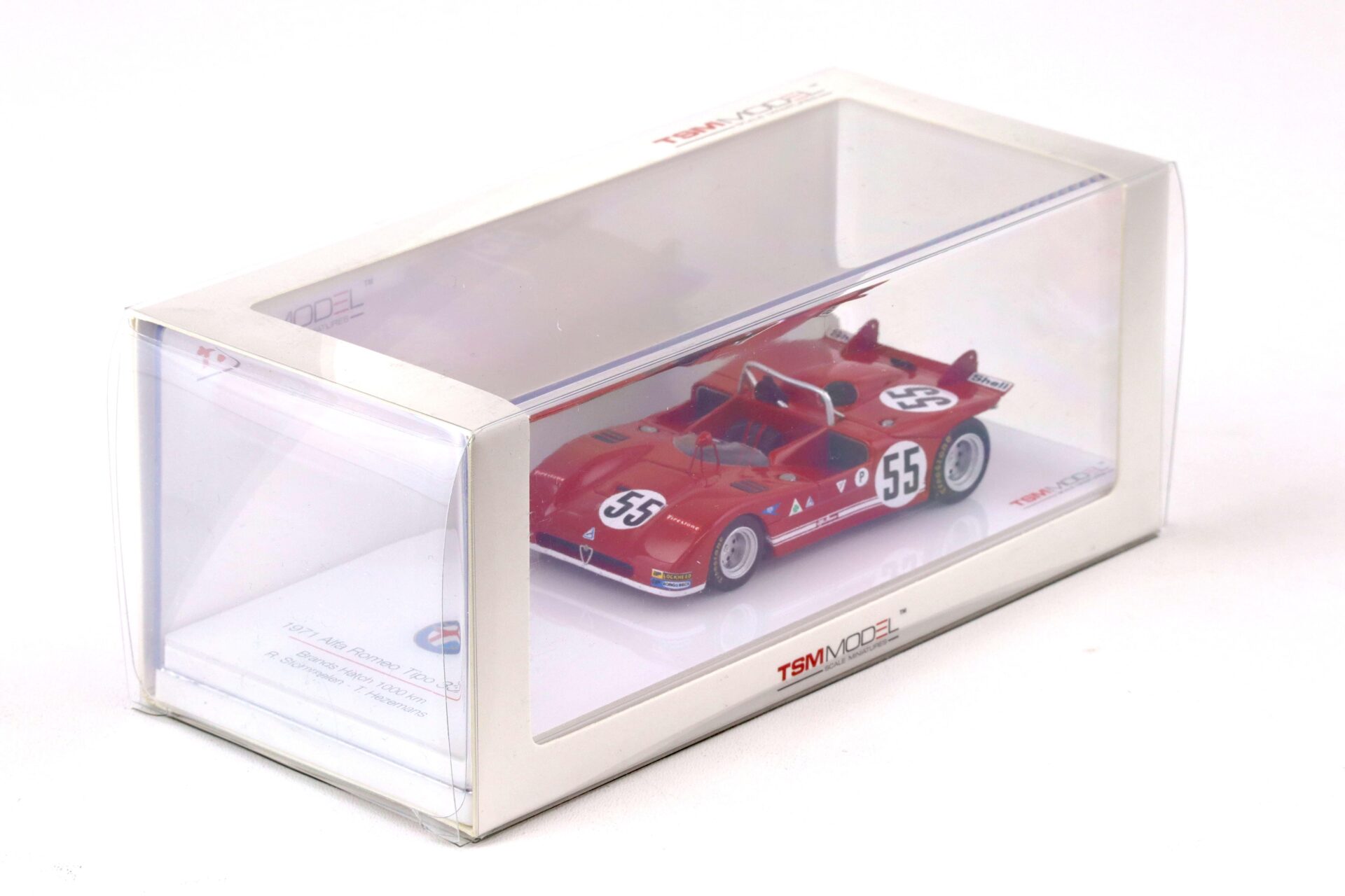 1:43 TSM 1971 Alfa Romeo Tio 33/3 Brands Hatch 1000km #55 Stommelen/Hezemans