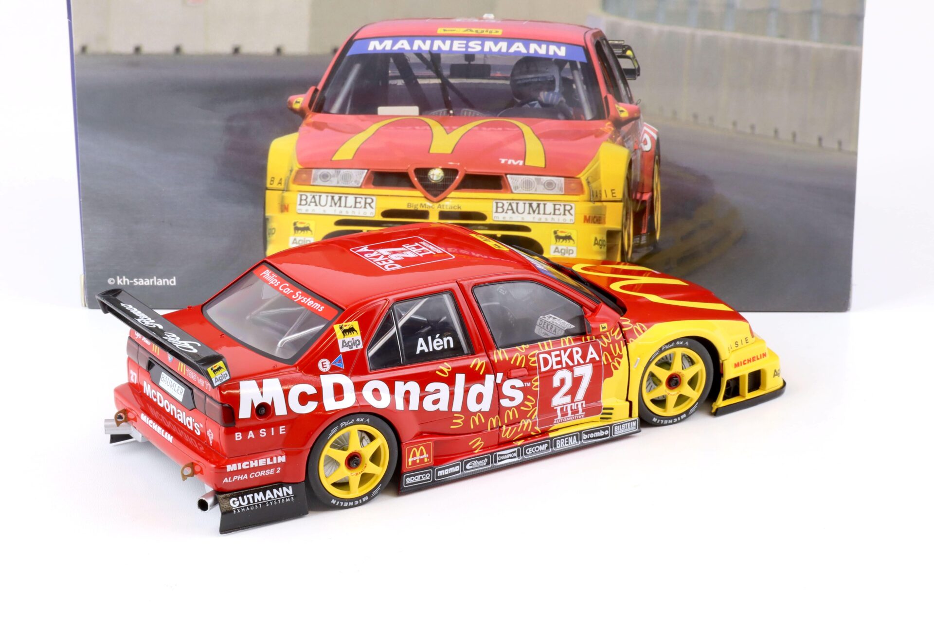 1:18 WERK83 Alfa Romeo 155 V6 TI #27 McDonald´s DTM/ ITC Helsinki 1995