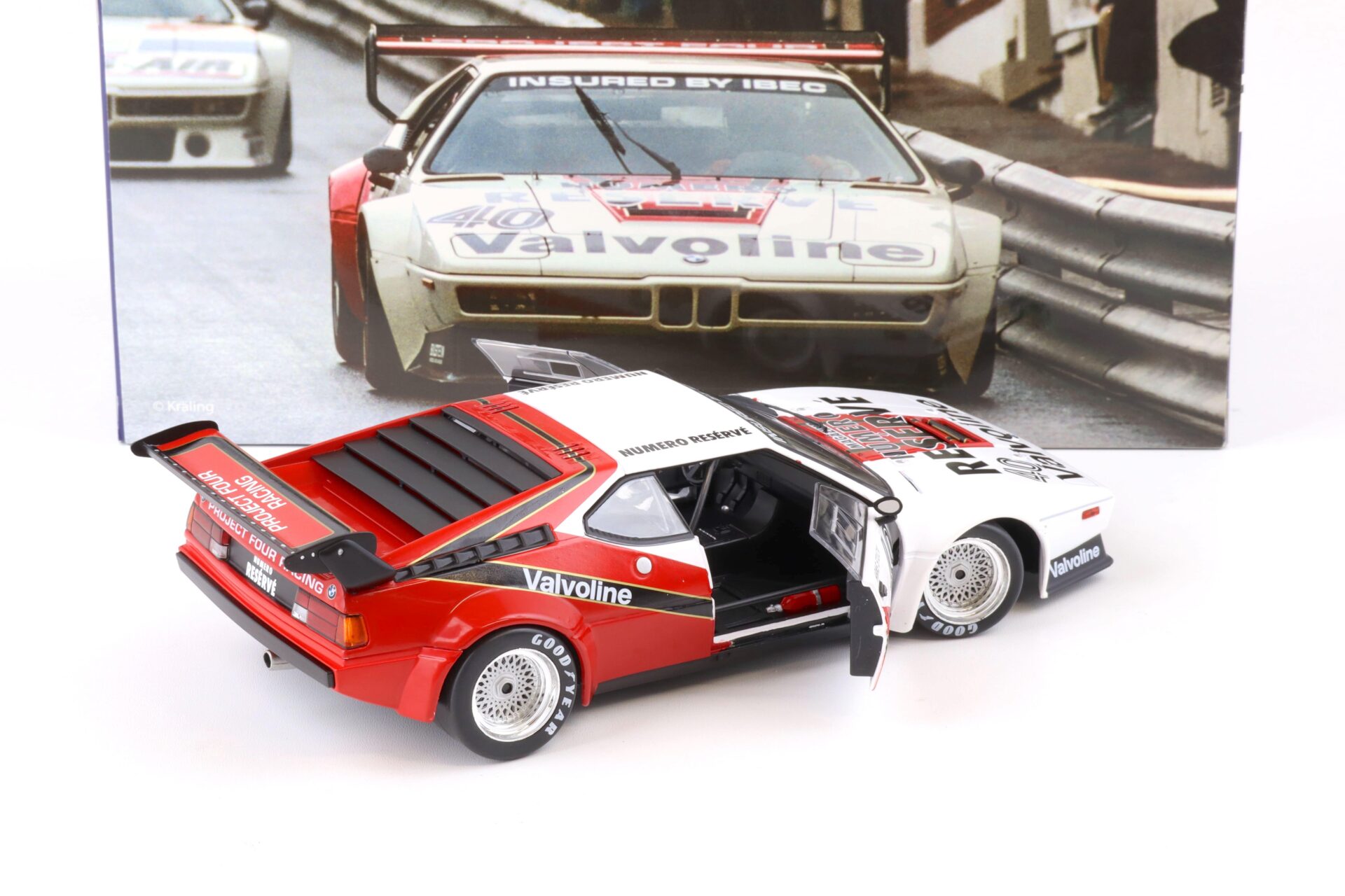 1:18 WERK83 BMW M1 Procar Series 1980 Winner Race Monaco H.J.Stuck #40