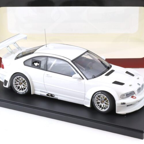 1:18 AUTOart BMW M3 (E46) GTR 24h Nürburgring 2005 Plain Body white 80553