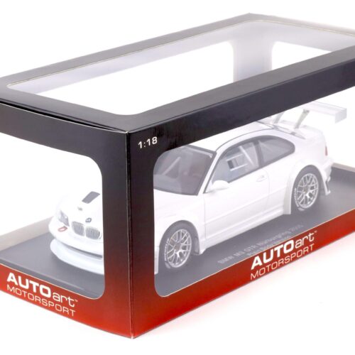 1:18 AUTOart BMW M3 (E46) GTR 24h Nürburgring 2005 Plain Body white 80553
