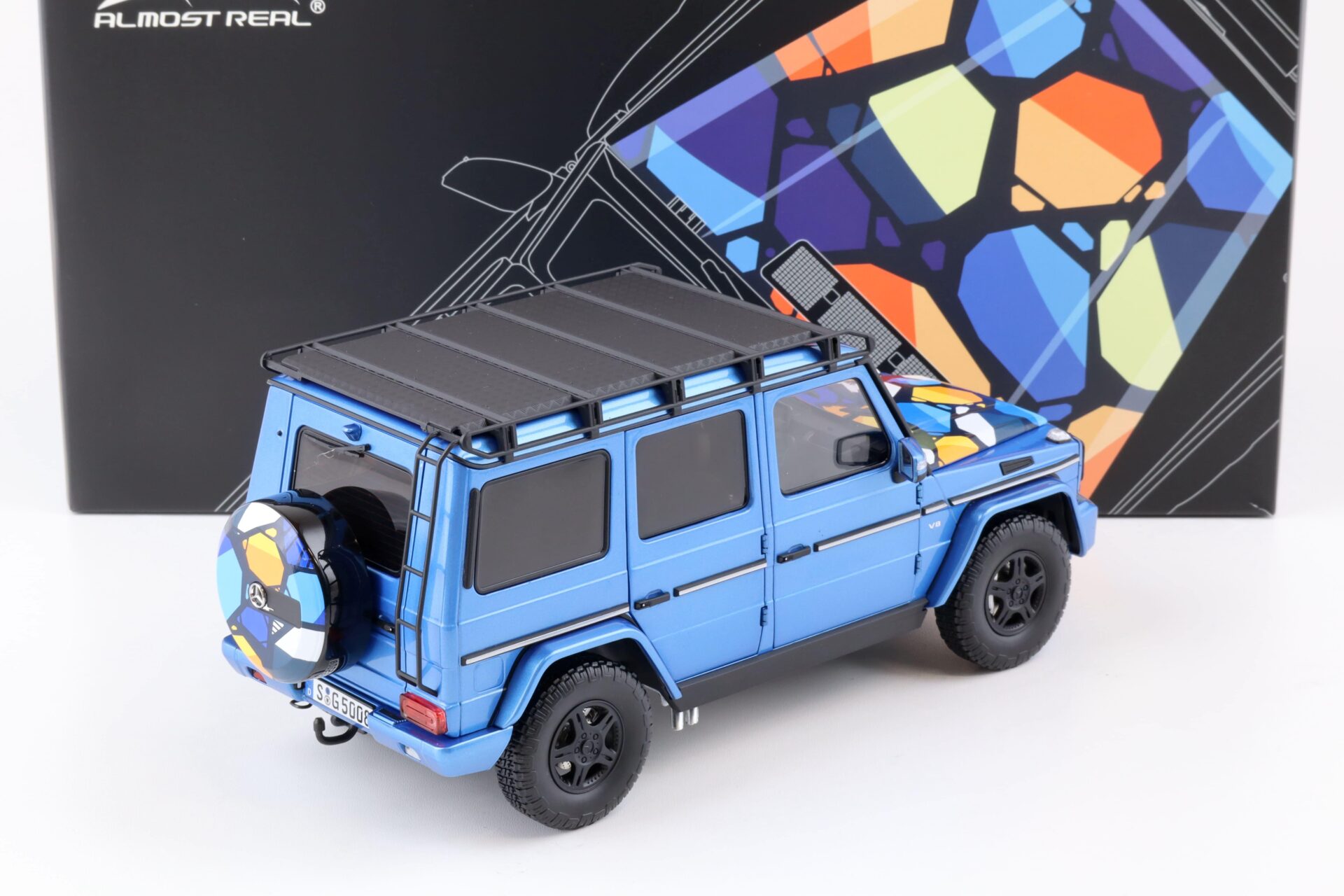 1:18 Almost Real Mercedes G-Klasse #Gventure300k blue metallic