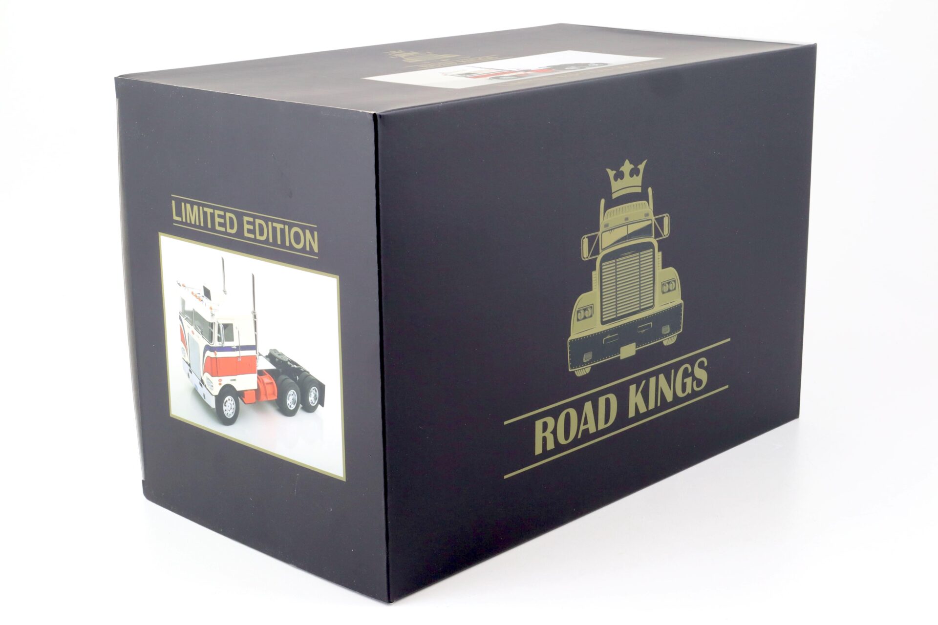 1:18 Road Kings LKW Peterbilt 352 Pacemaker 1977-1979 white/ red/ blue