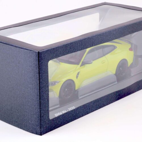 1:18 Minichamps BMW M4 (G82) Coupe 2020 Sao Paulo yellow DEALER VERSION