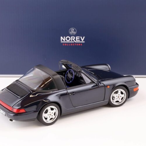 1:18 Norev Porsche 911 (964) Carrera 4 Targa 1991 blue metallic