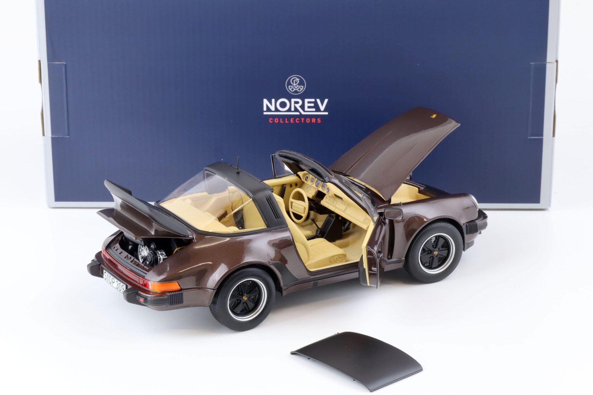 1:18 Norev Porsche 911 (930) Turbo 3.3 Targa 1987 brown metallic