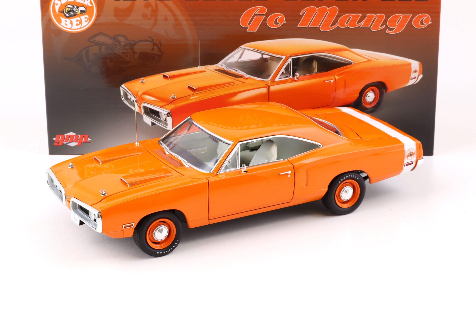 1:18 GMP 1970 Dodge Coronet Super Bee Go Mango orange 18956