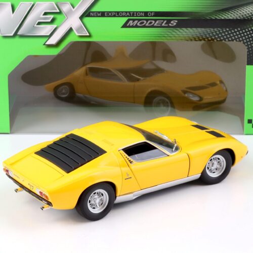 1:18 Welly NEX Lamborghini Miura SV 1971 yellow