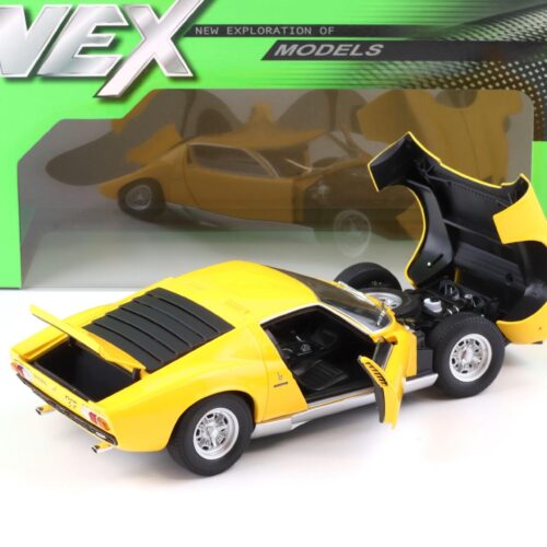 1:18 Welly NEX Lamborghini Miura SV 1971 yellow