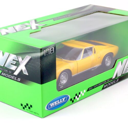 1:18 Welly NEX Lamborghini Miura SV 1971 yellow