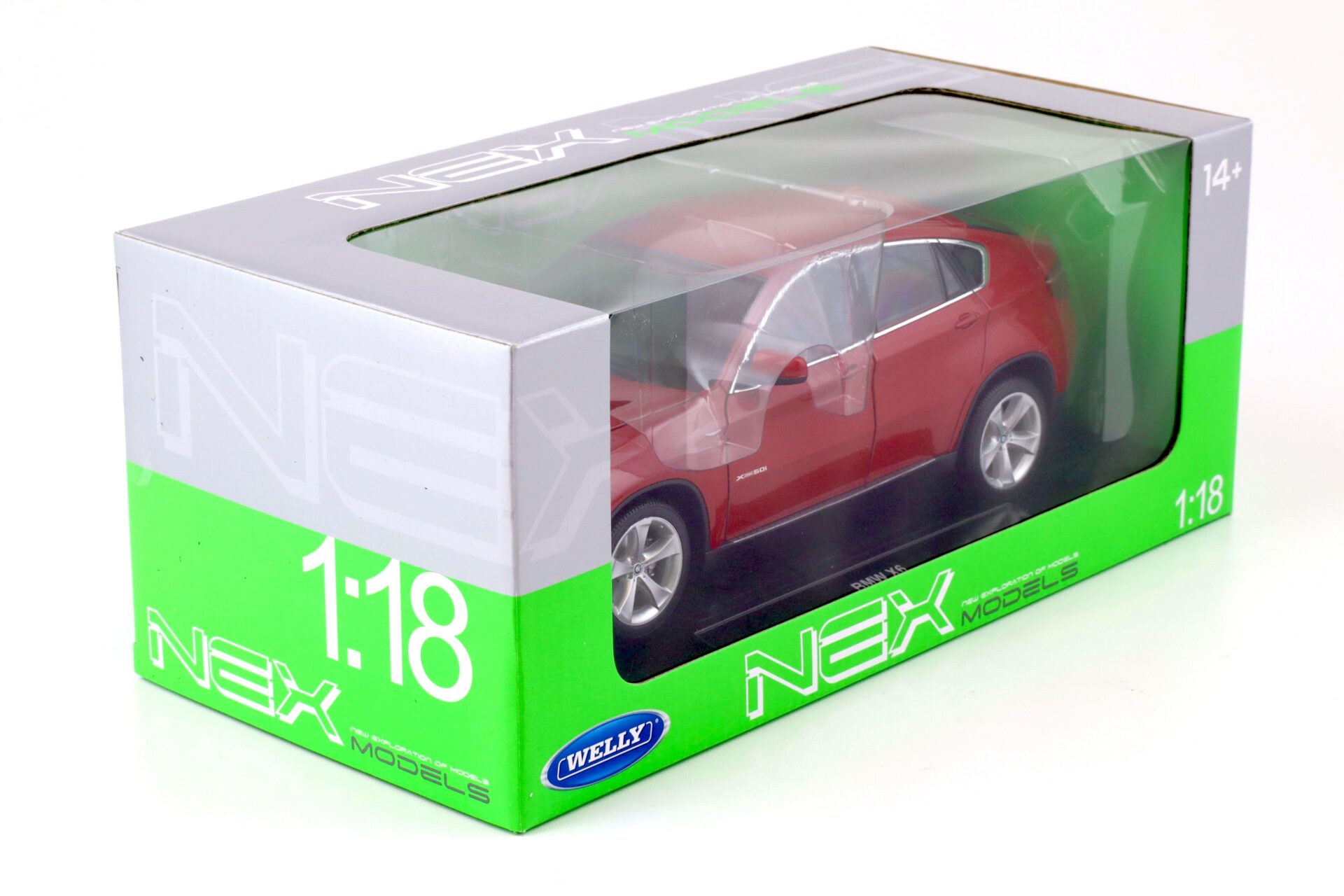 1:18 Welly NEX BMW X6 (E70) XDrive50i SUV 2009 red