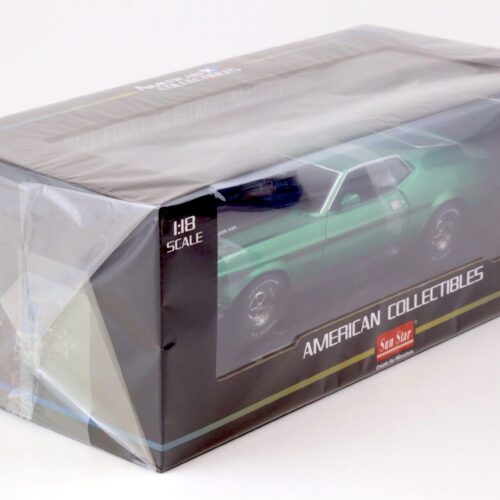 1:18 Sun Star 1971 Ford Mustang Mach 1 Coupe Ram Air 351 green metallic