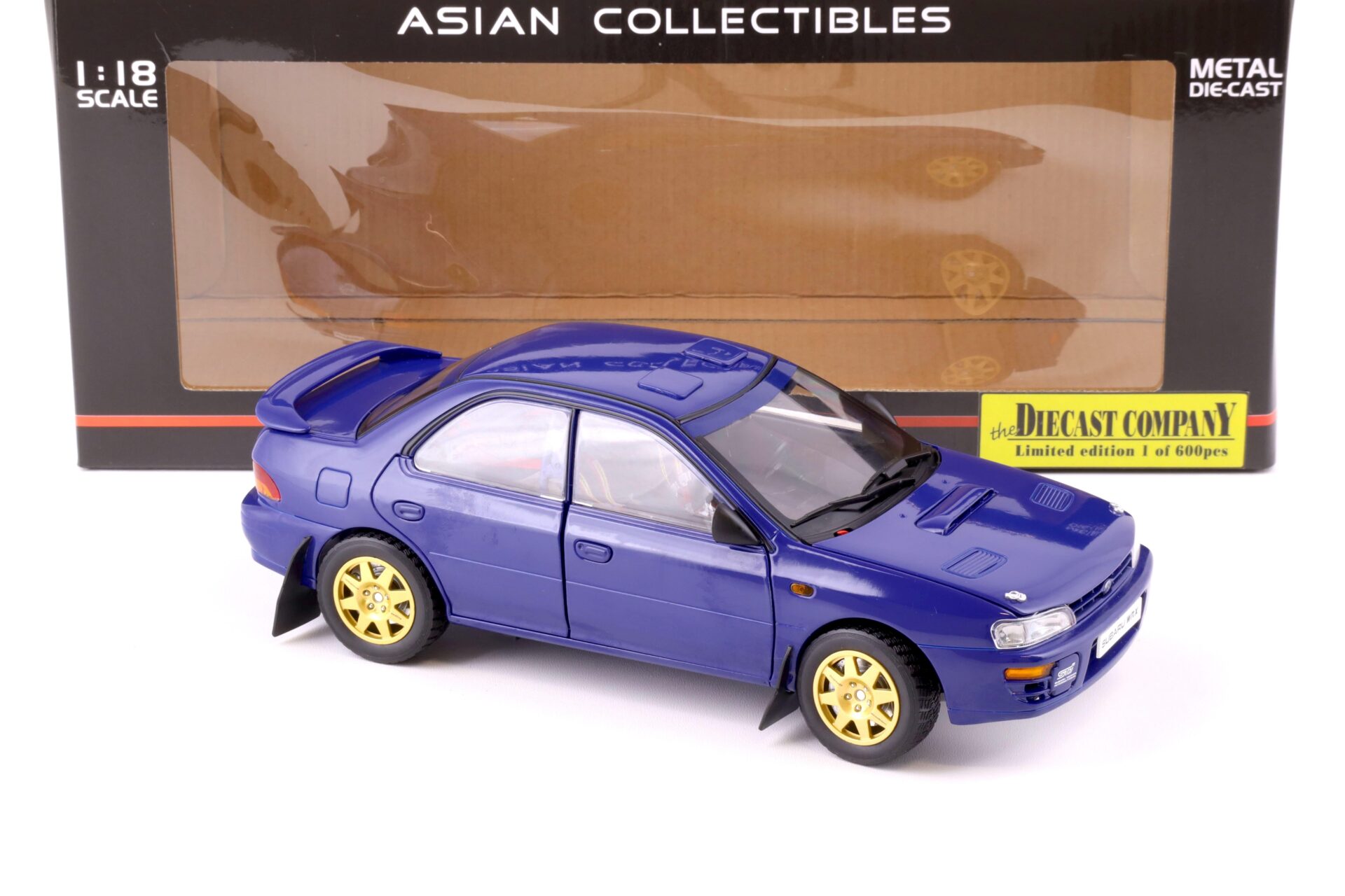 1:18 Sun Star 1996 Subaru Impreza STI WRX Street Car blue