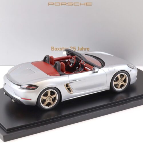1:18 Spark Porsche Boxster (982) Spider 25 Jahre Boxster silver WAP DEALER