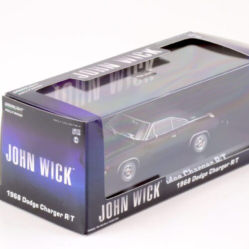 1:43 Greenlight 1968 Dodge Charger R/T Coupe black JOHN WICK