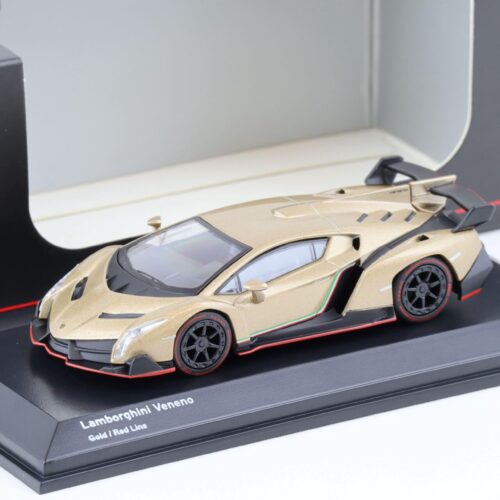 1:64 Kyosho Lamborghini Veneno Coupe gold/ red Line