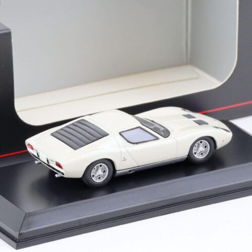 1:64 Kyosho Lamborghini Miura P400 Coupe white/ silver