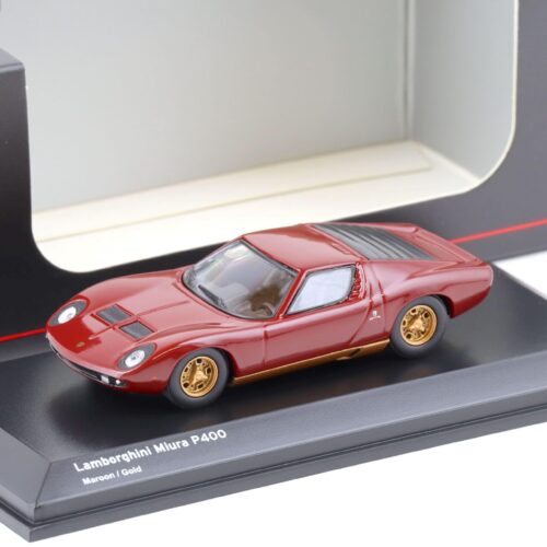 1:64 Kyosho Lamborghini Miura P400 Coupe maroon/ gold